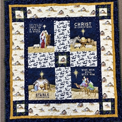Come Let Us Adore Him Wall Hanging Quilt Kit